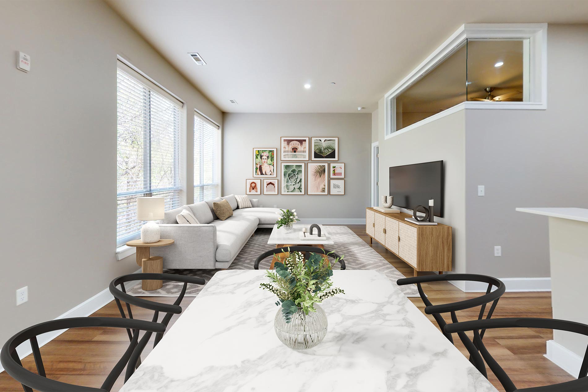 Charles River Landing apartment dining room