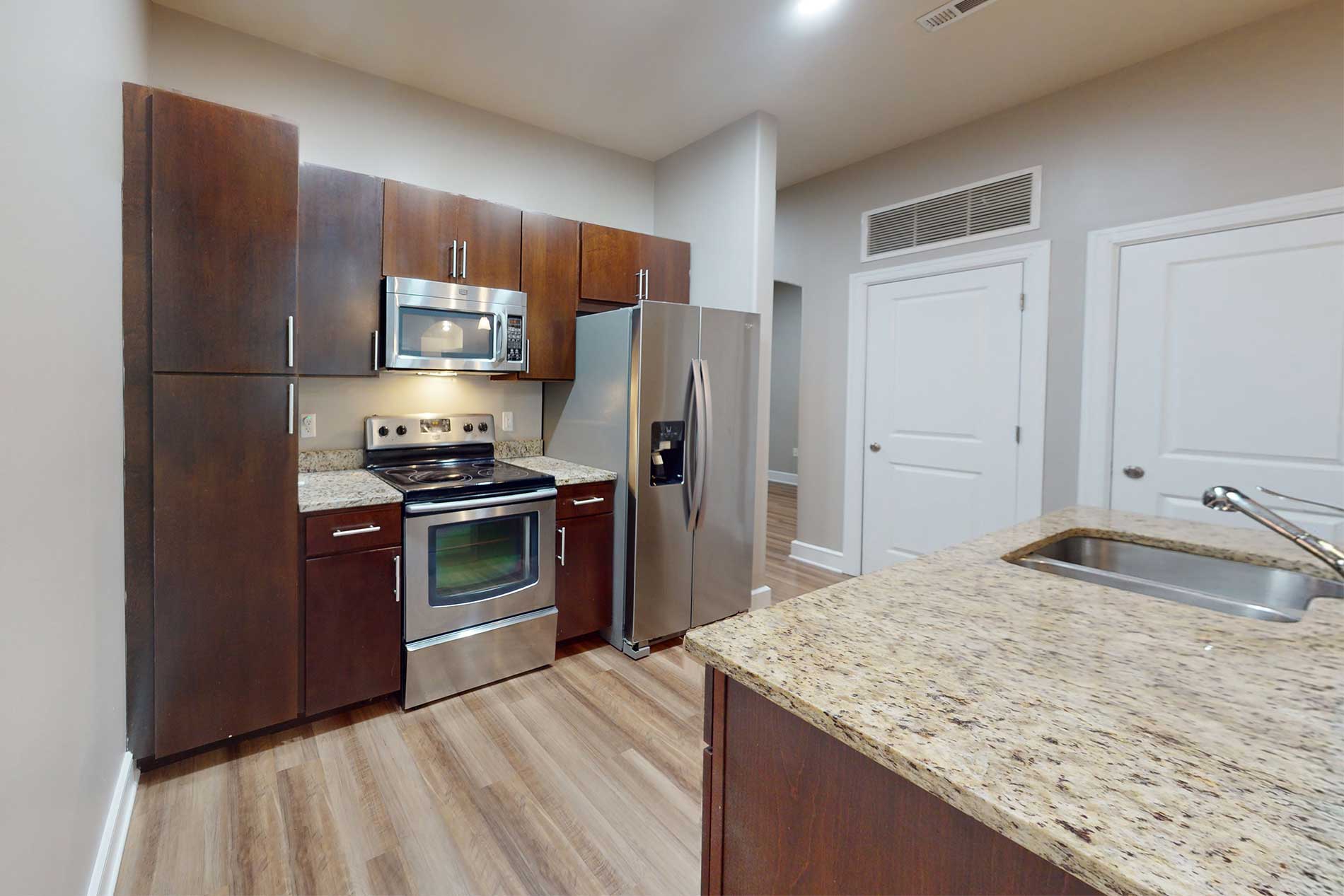 Charles River Landing apartment kitchen