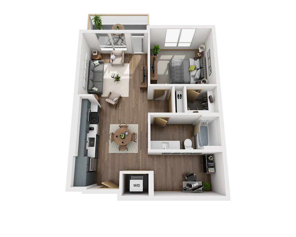 One Bedroom A1AD-CL1