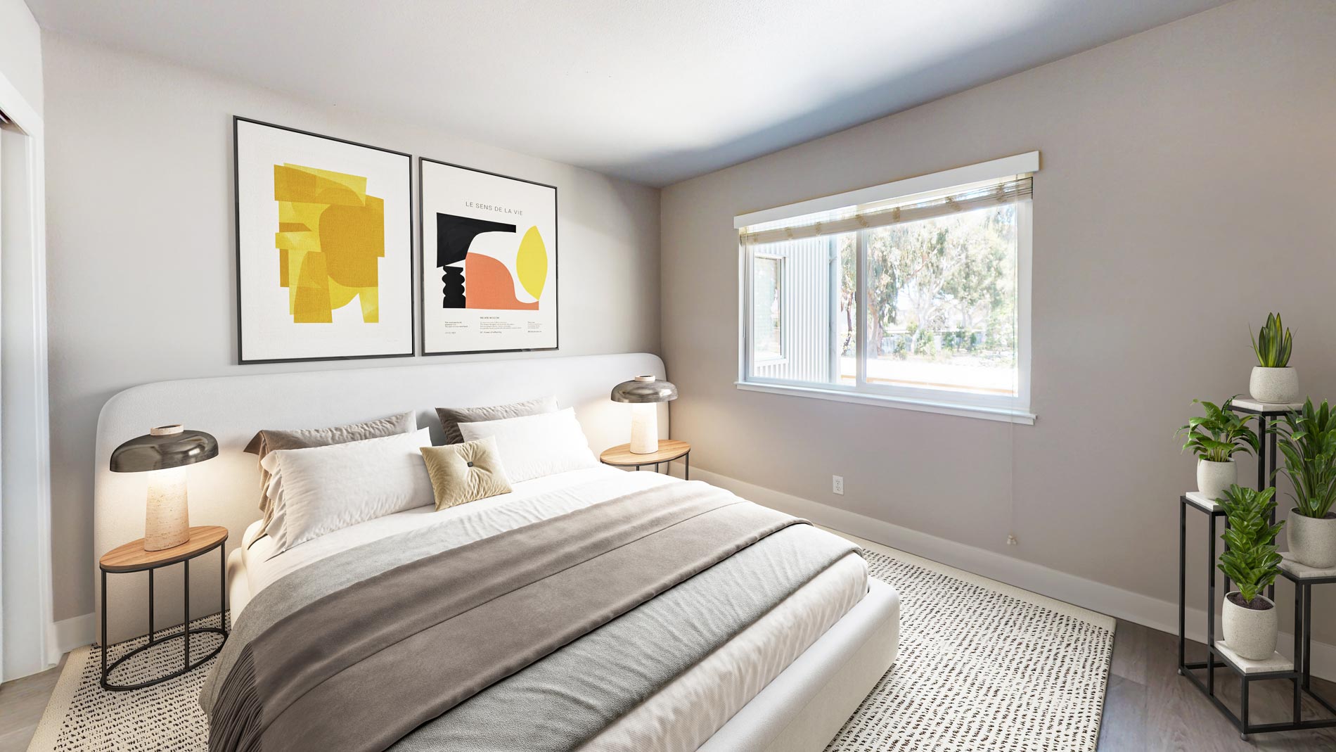 CitySouth staged bedroom