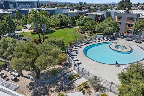 City South drone building pool City South drone building pool