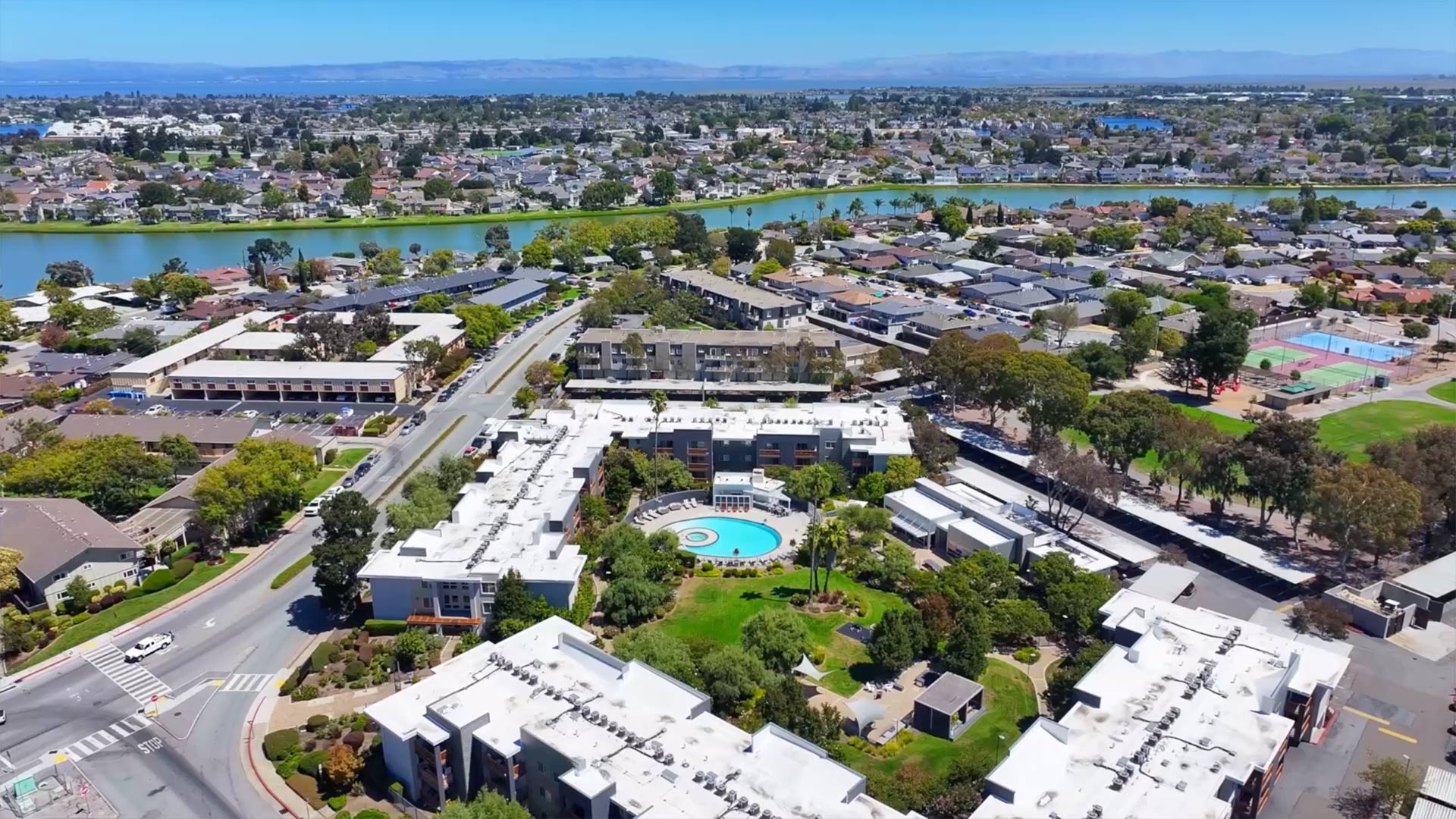 CitySouth drone building exterior