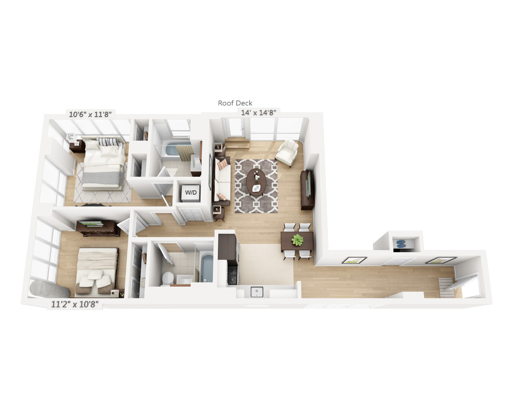 Two Bedroom (B2C-801)