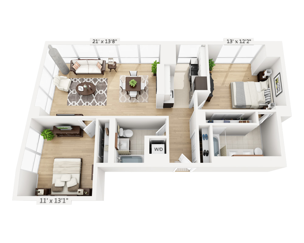 Two Bedroom (B2C-805)