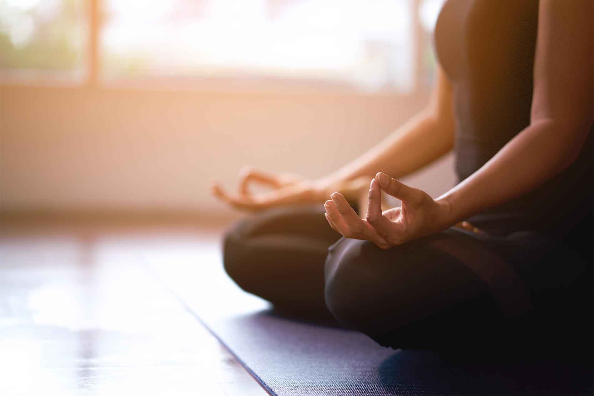 Woman doing yoga
