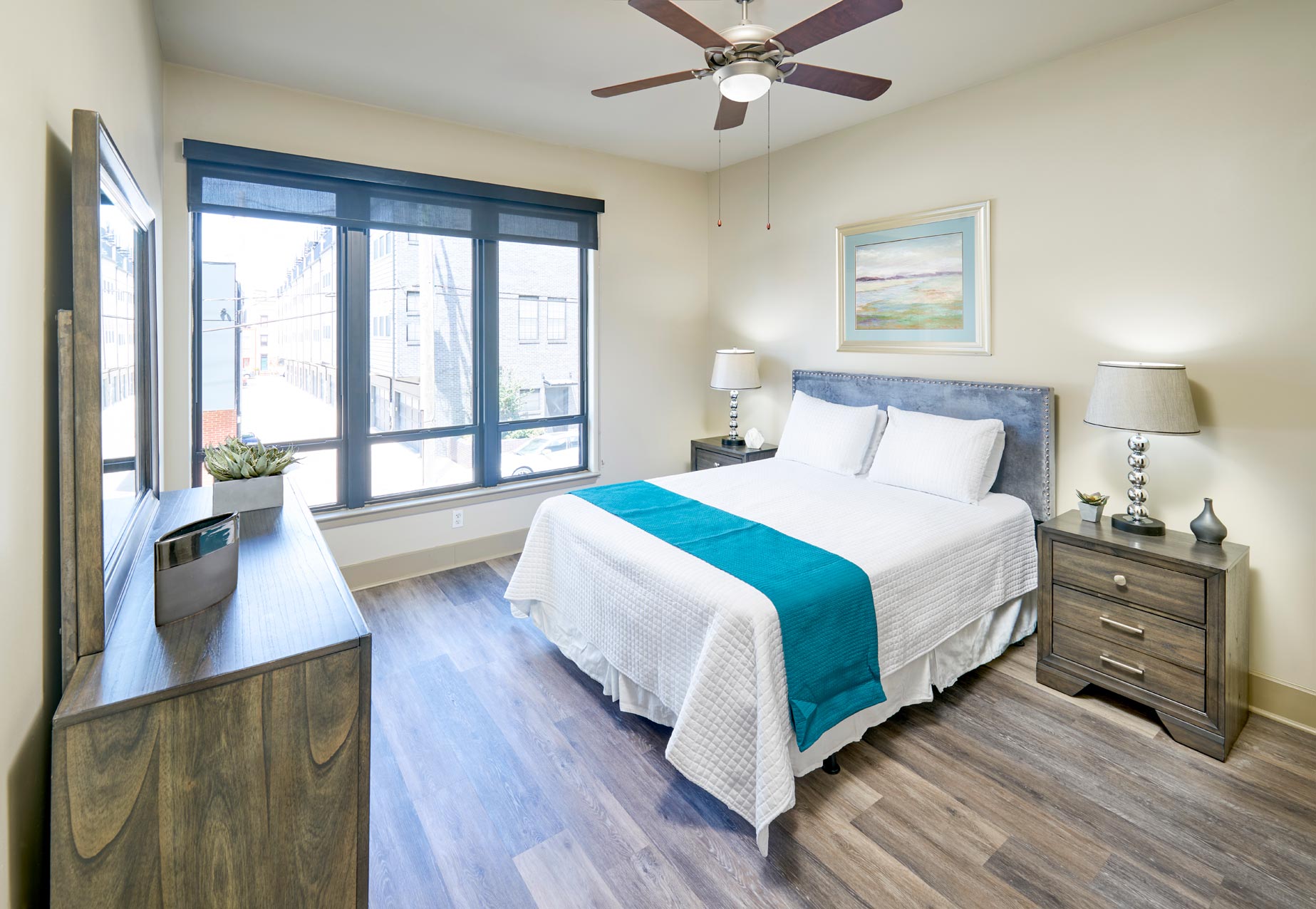 Domain Brewers Hill staged unit bedroom