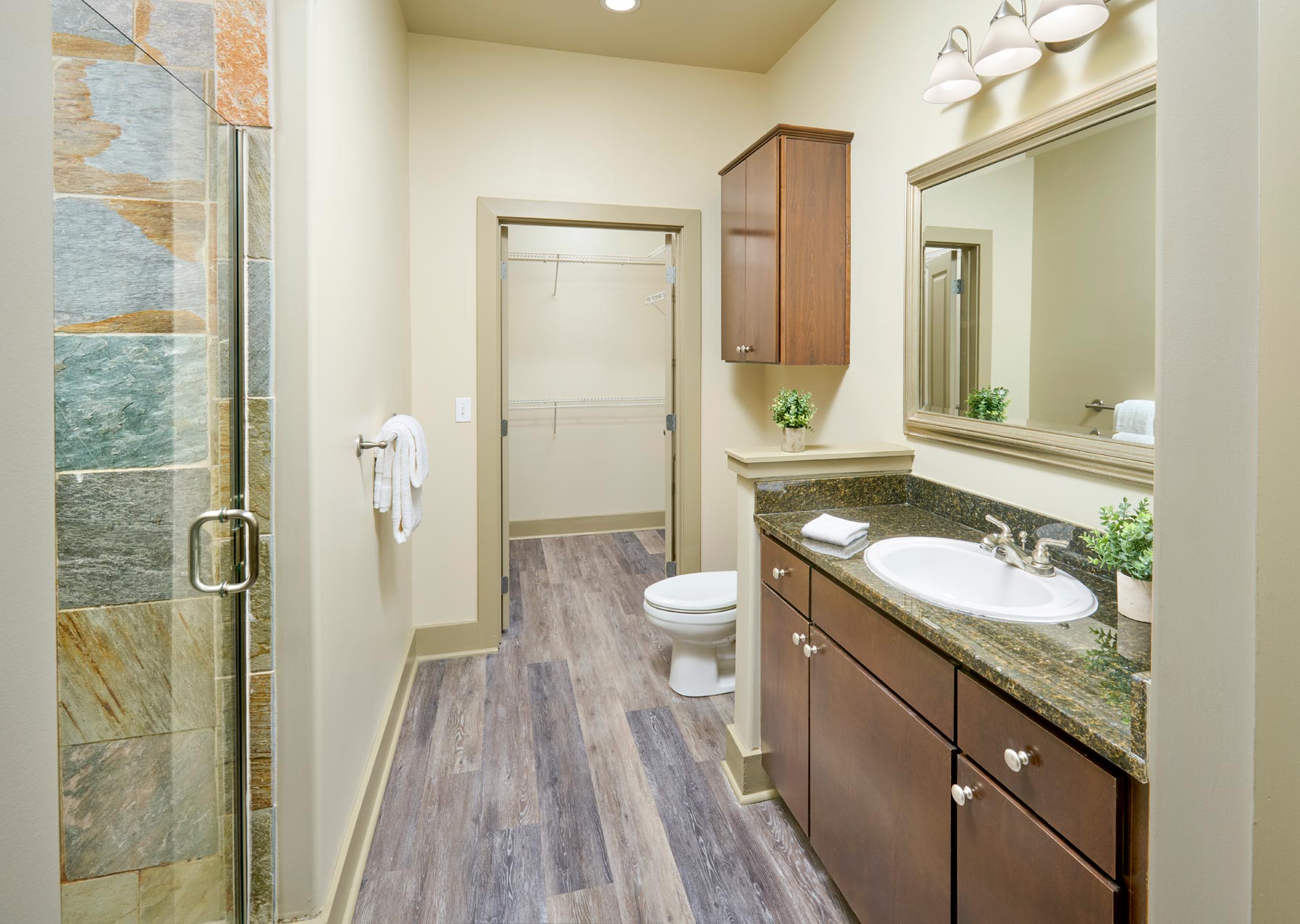 Domain Brewers Hill staged unit bathroom