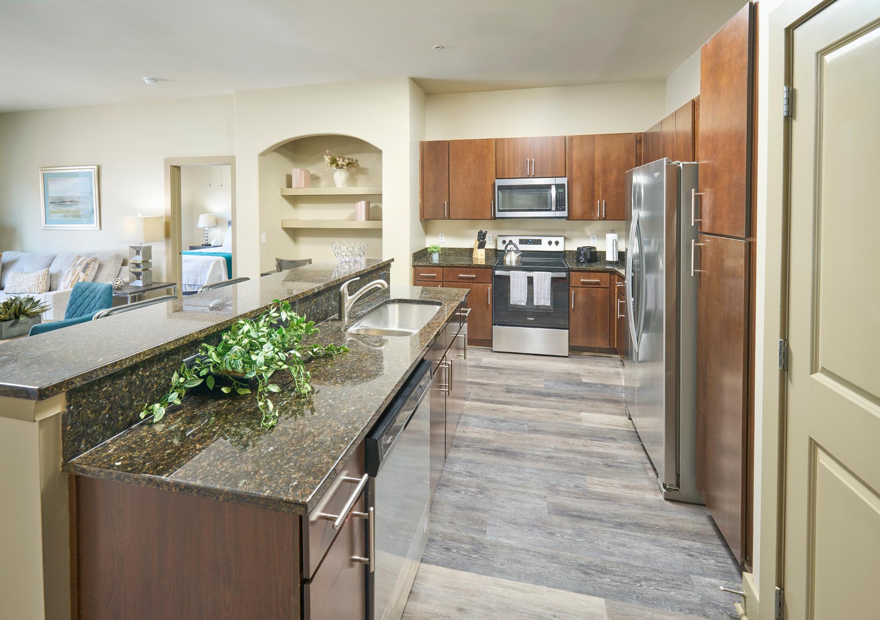 Domain Brewers Hill staged kitchen