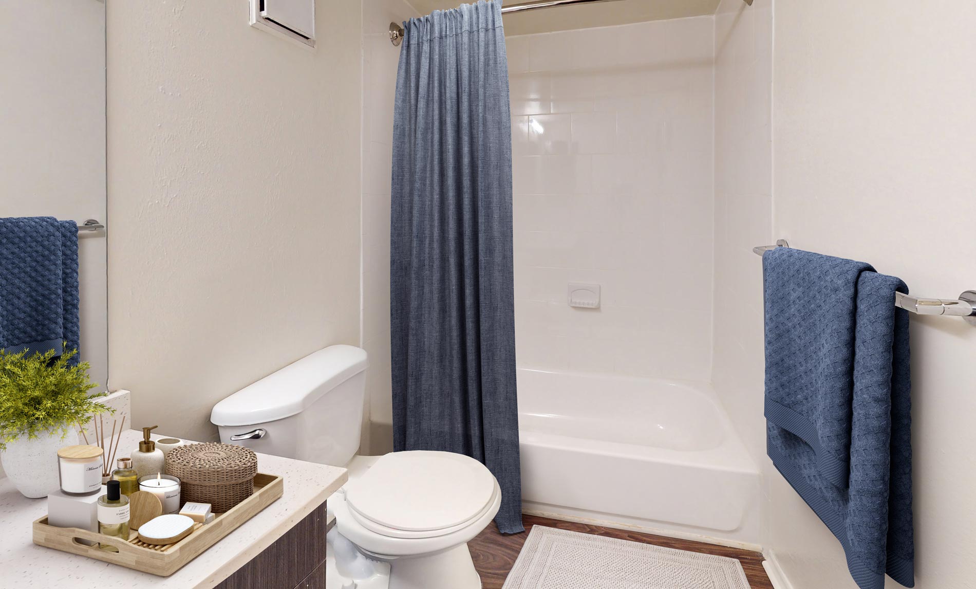 Dominion Lake Ridge staged bathroom