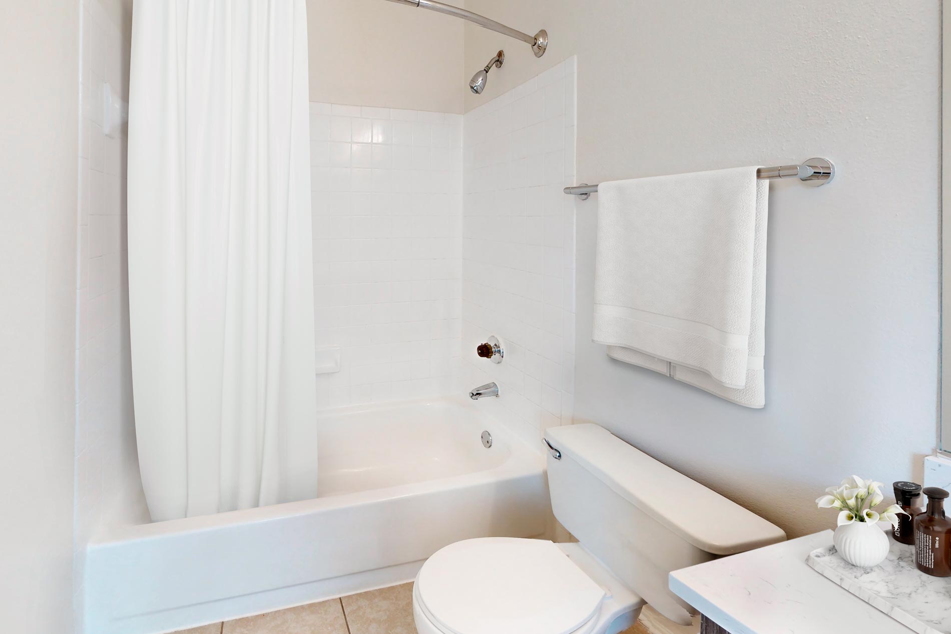 Dominion Middle Ridge staged bathroom