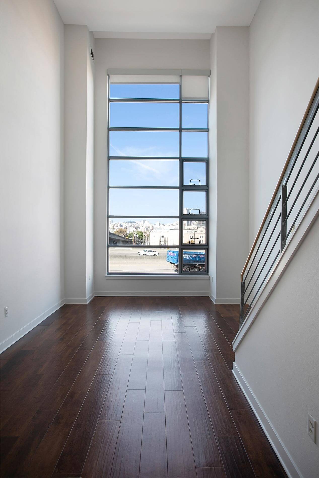 Edgewater apartment living room