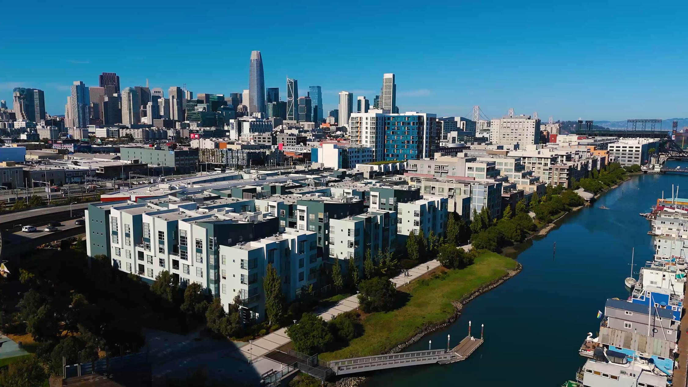 Edgewater drone building exterior