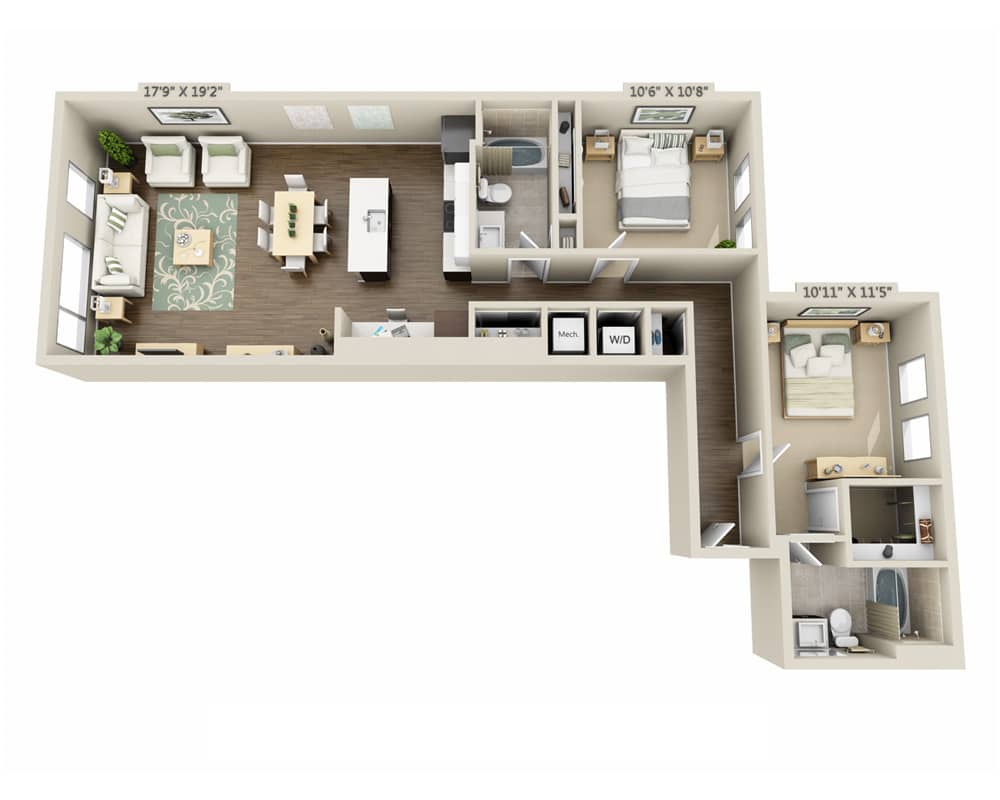 Two Bedroom B2GL