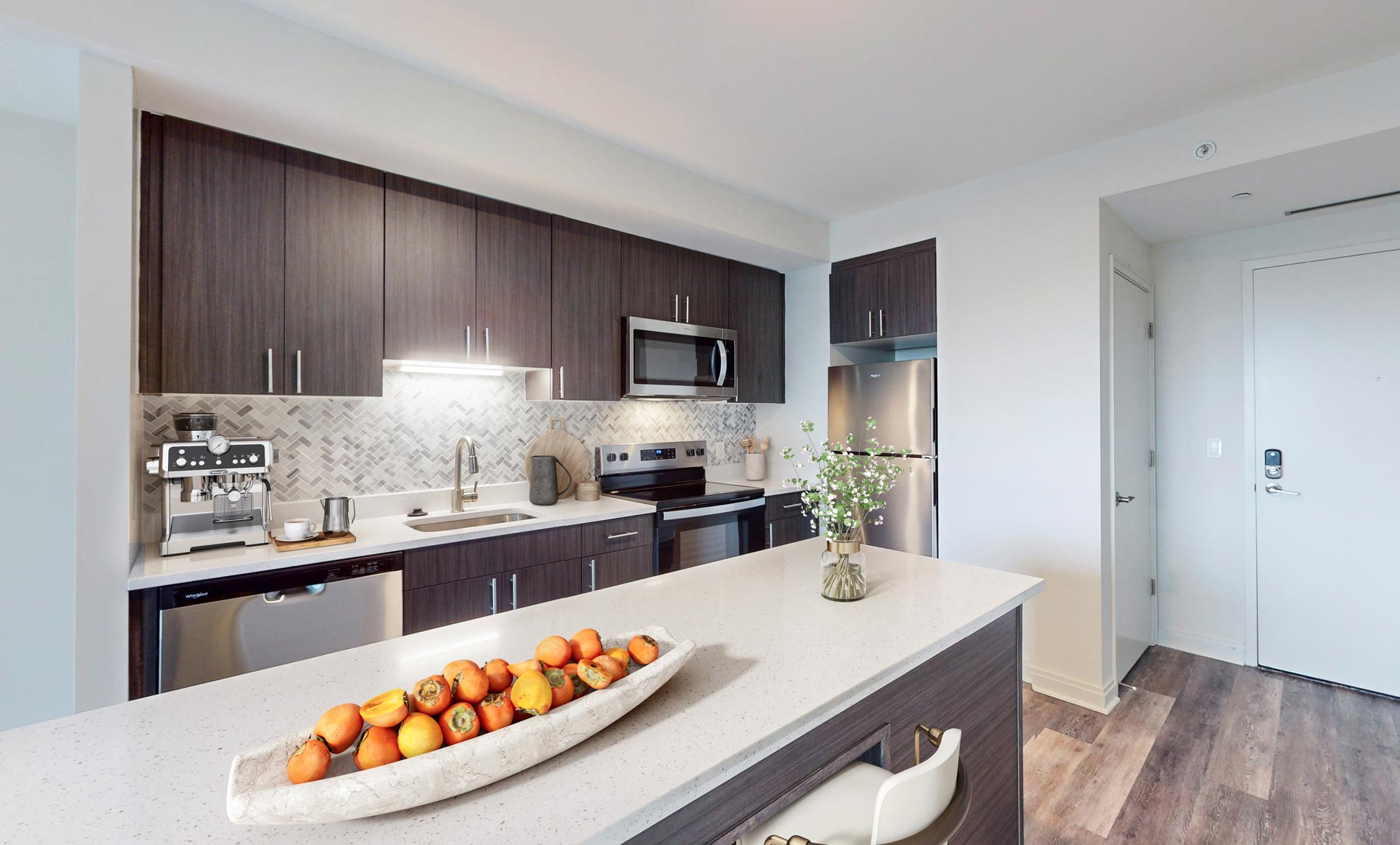 Eleven55 Ripley staged kitchen
