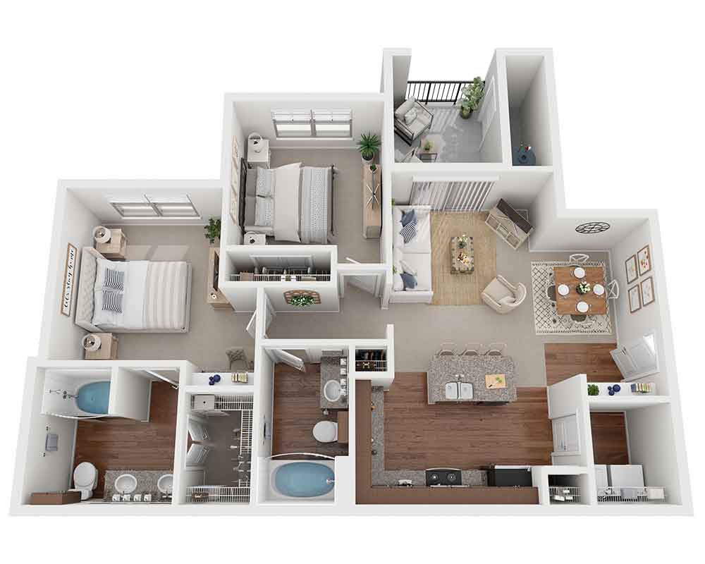 Two Bedroom B2A