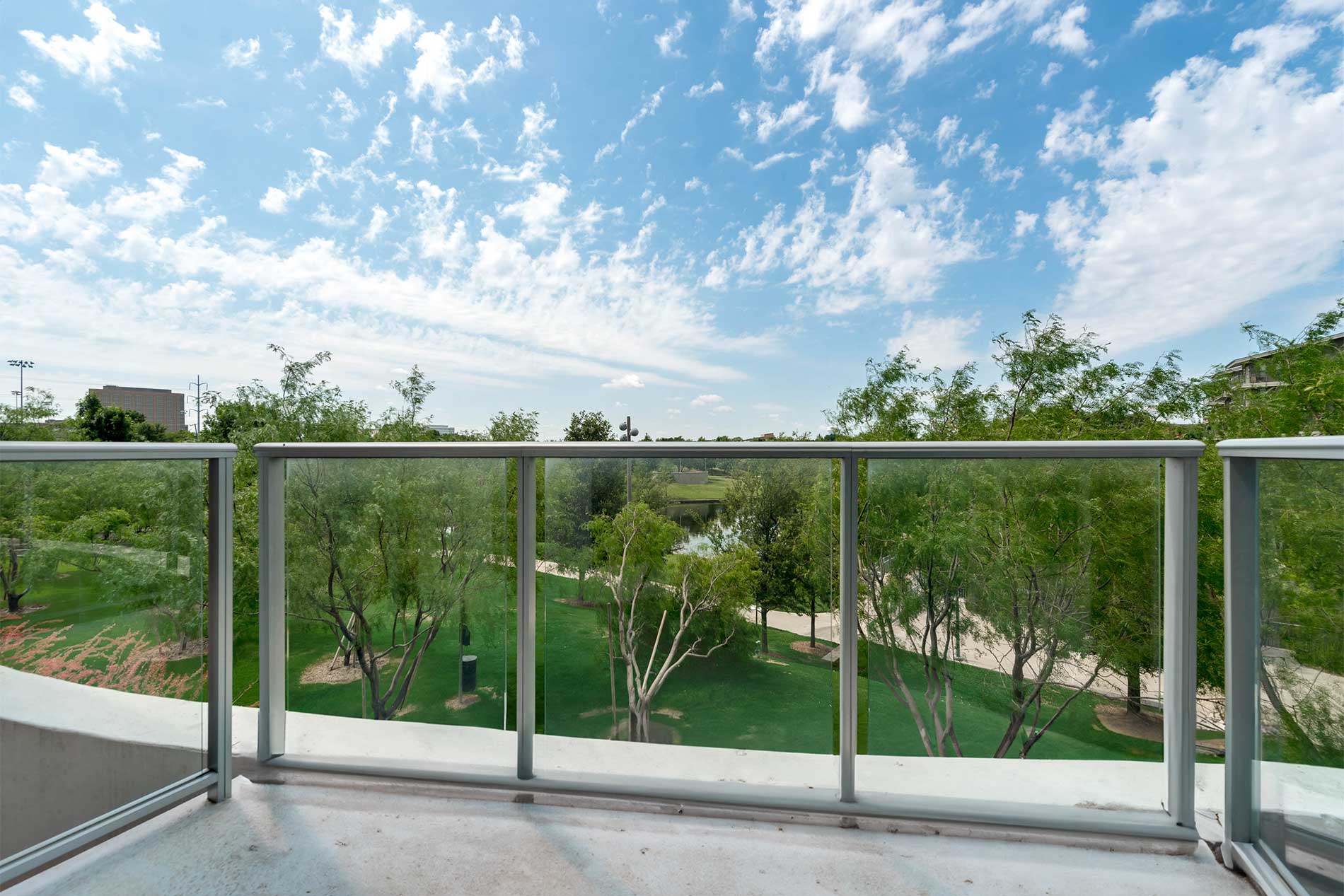 Fiori apartment view of Vitruvian Park