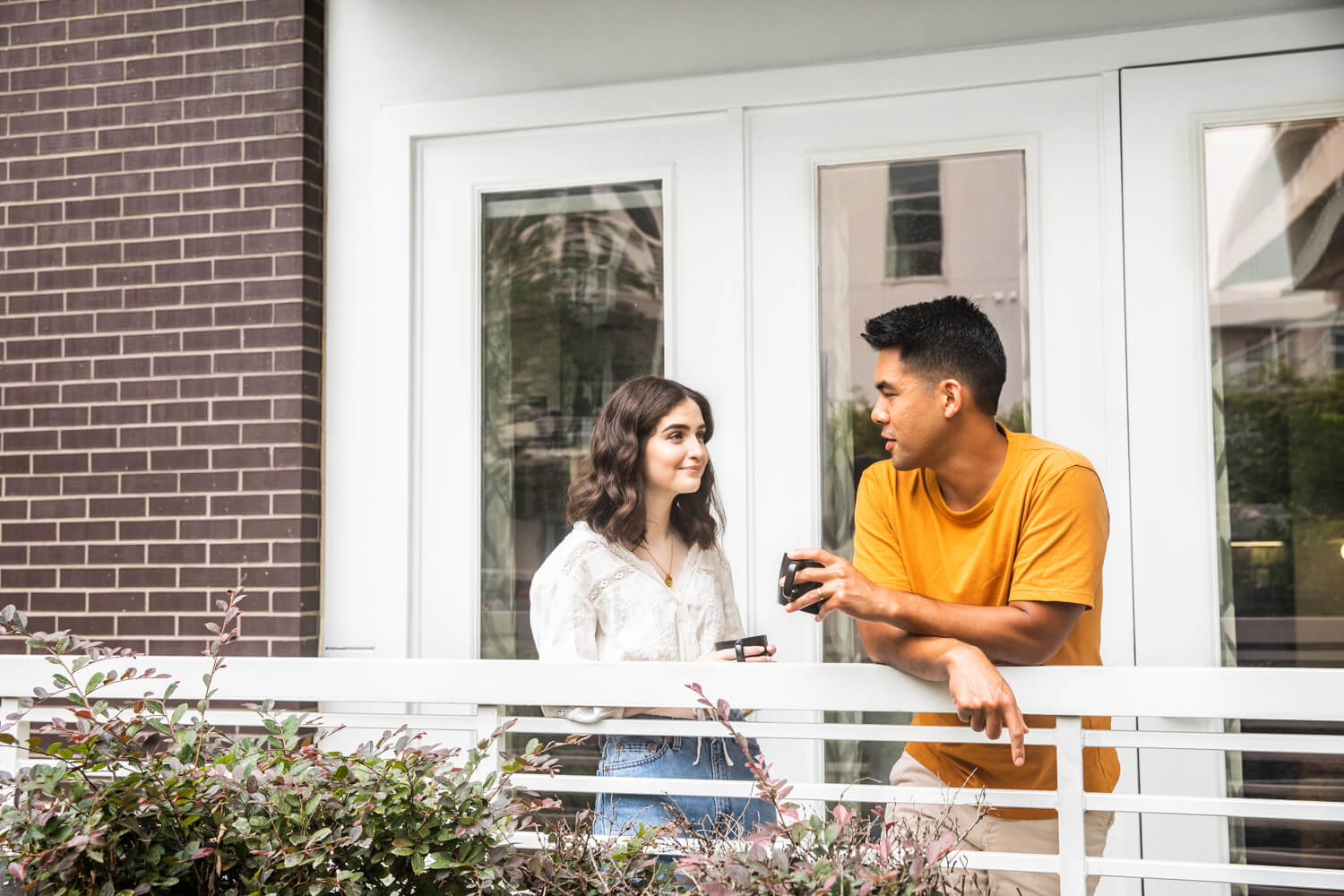 Couple on patio