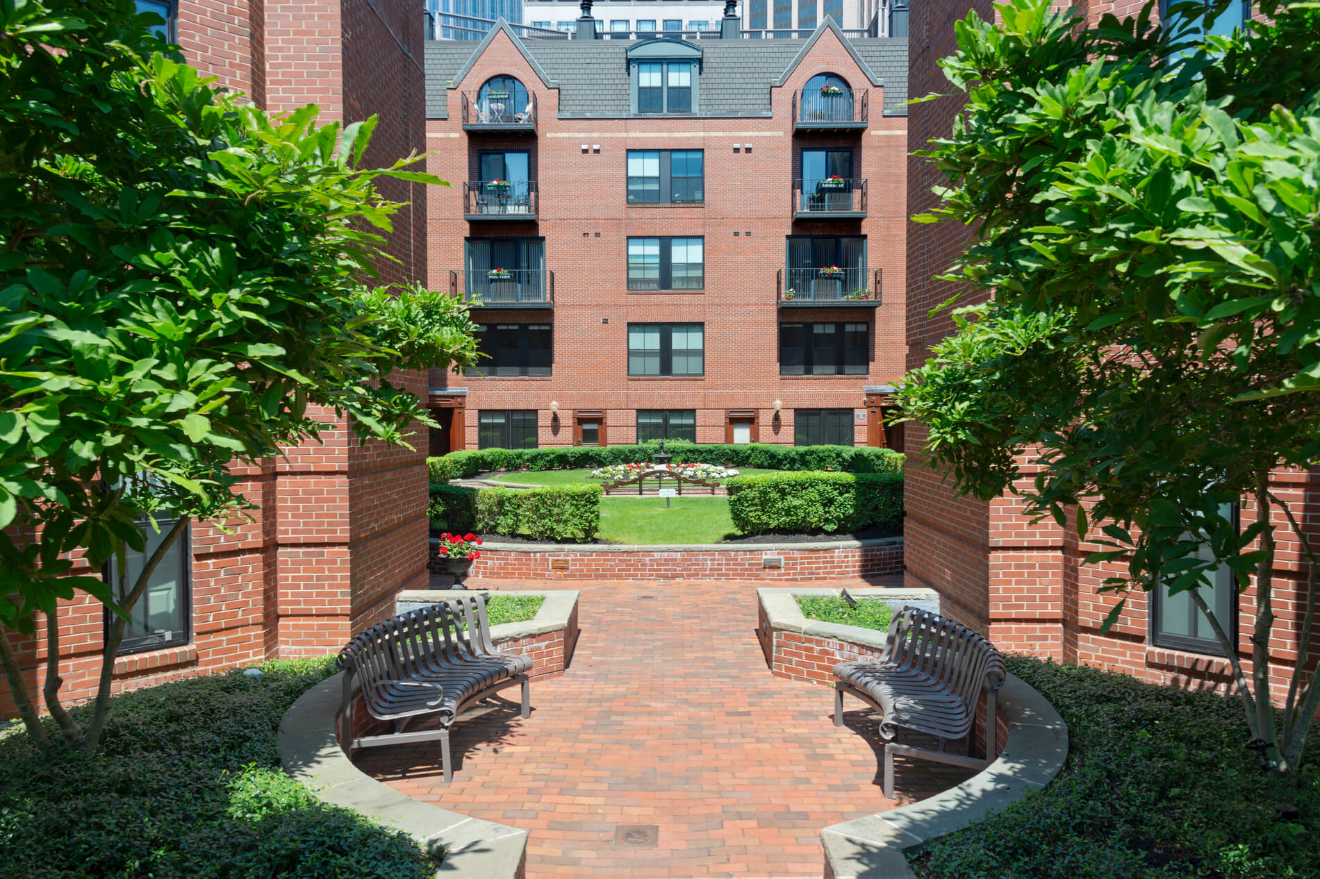 Garrison Square courtyard