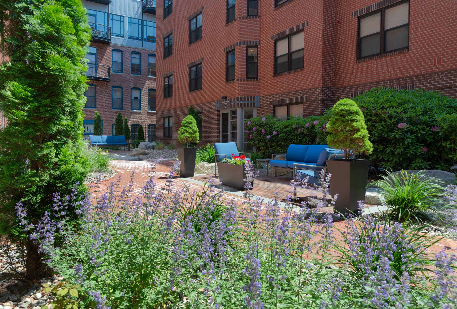 Garrison Square courtyard