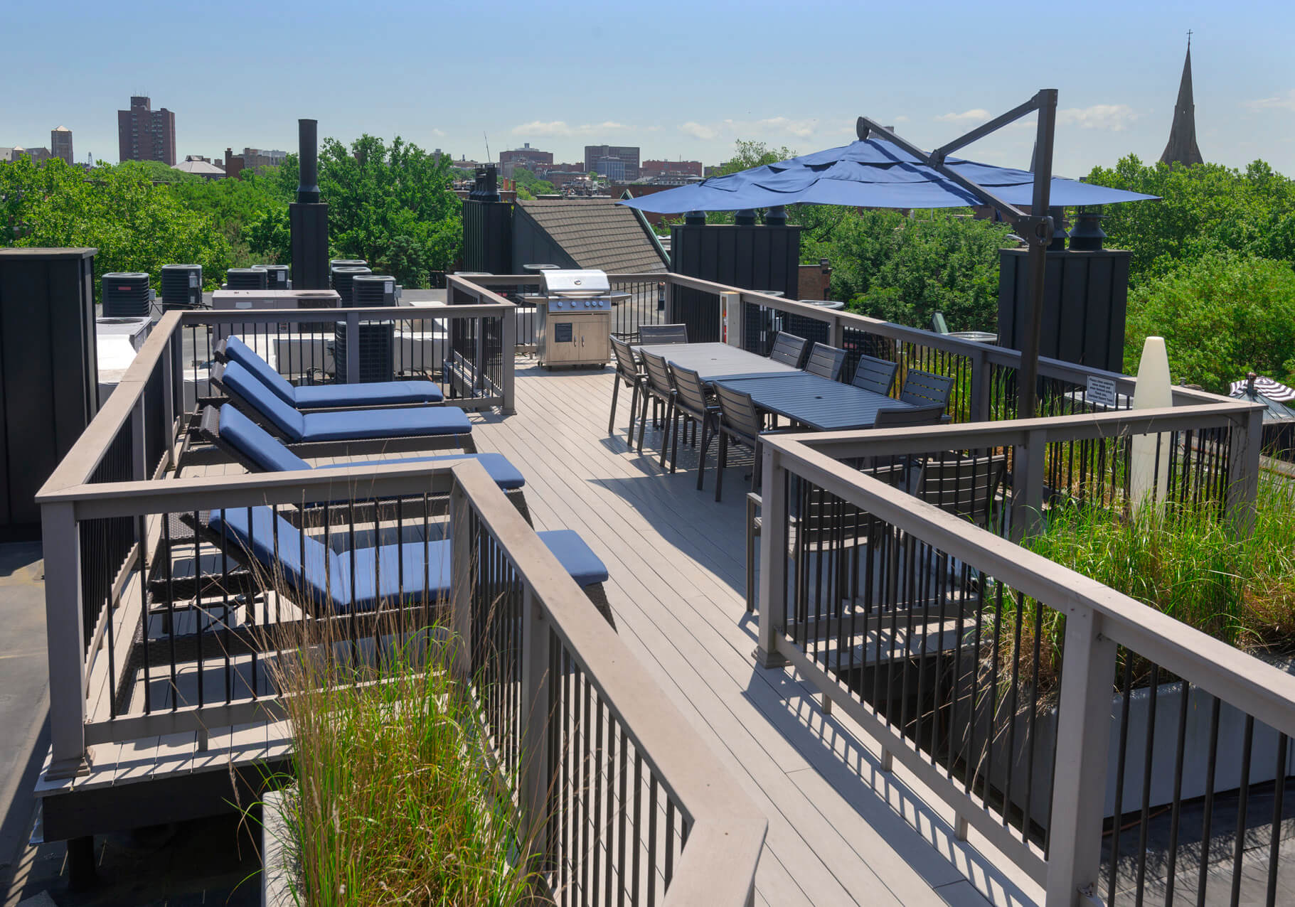 Garrison Square rooftop patio