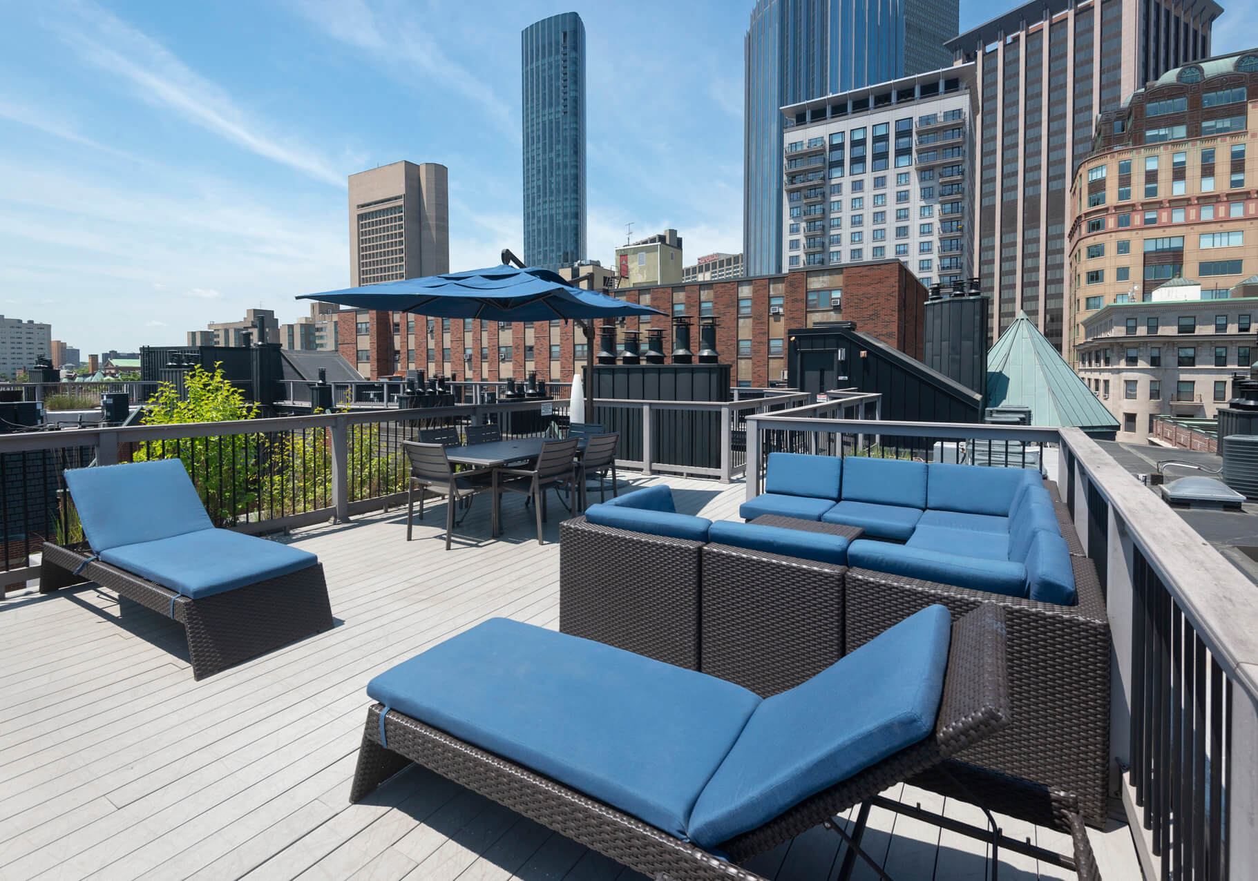 Garrison Square rooftop patio