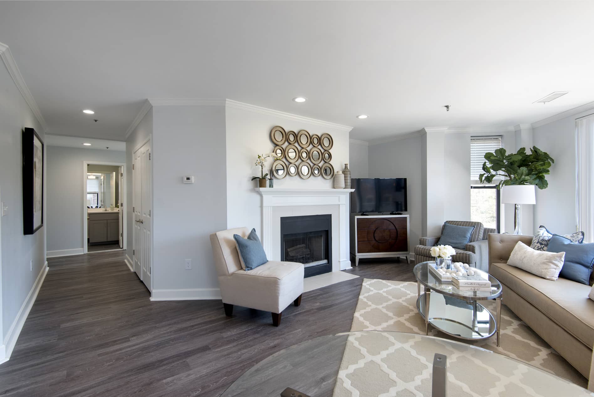 Garrison Square Apartment Living Room