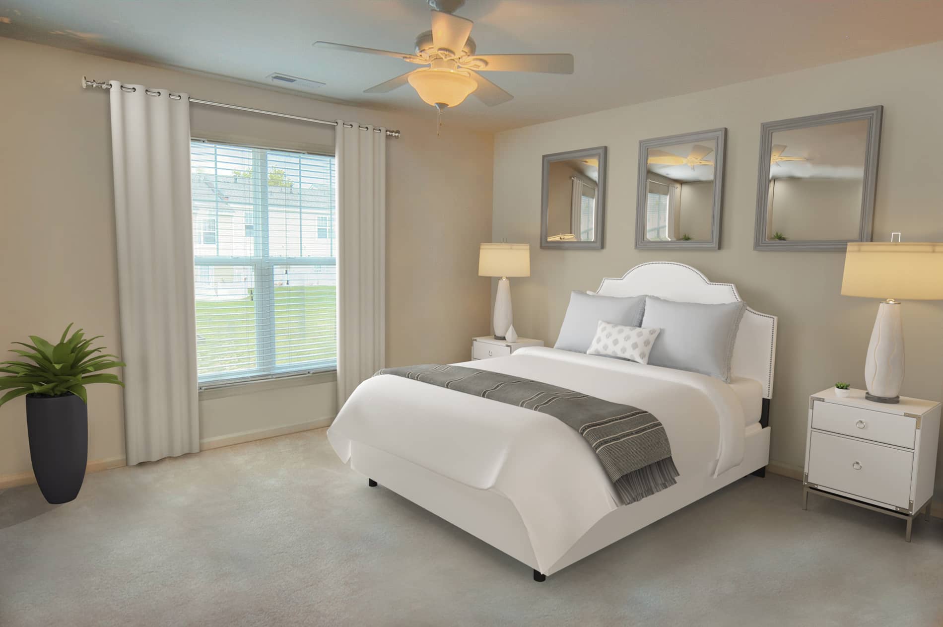 Gayton Pointe bedroom virtually staged