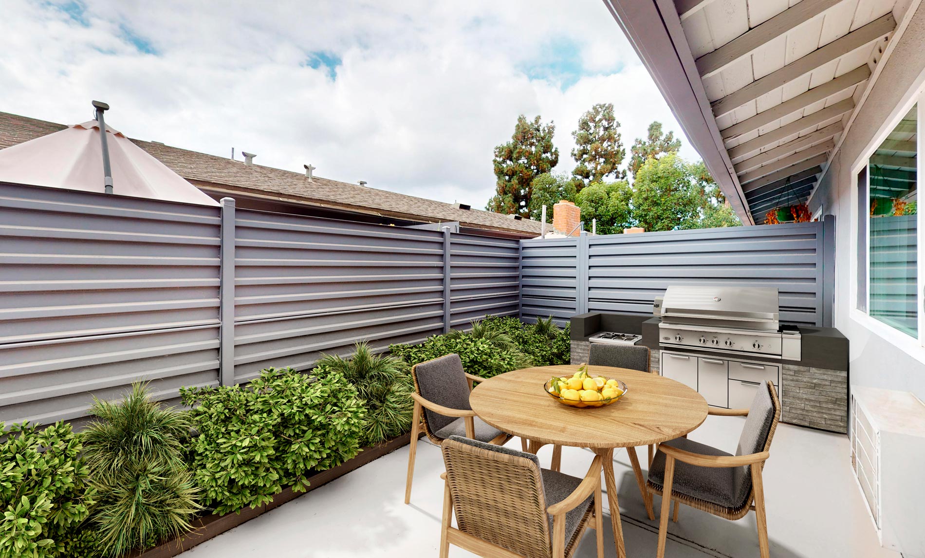 Harbor Mesa Verde staged patio