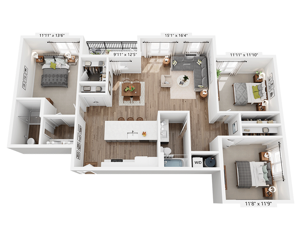 Three Bedroom - C2A