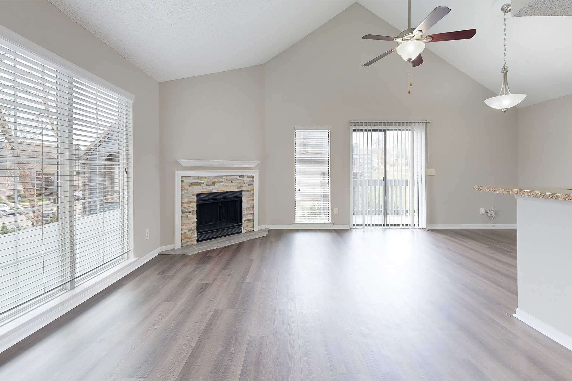 Hickory Run apartment living room