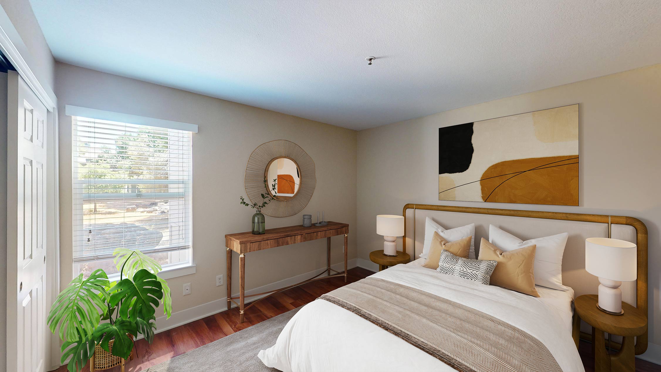 Highlands of Marin staged bedroom