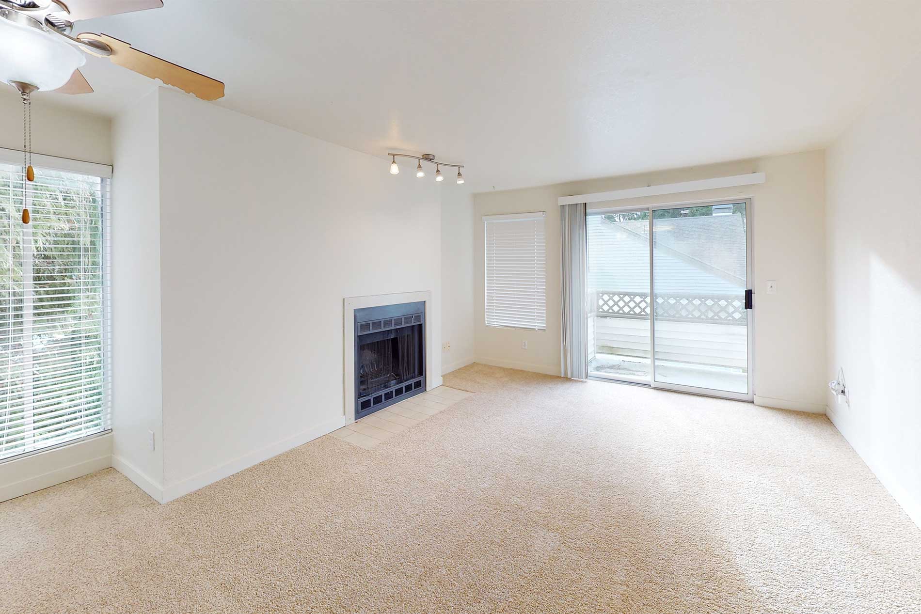 Hilltop apartment living room