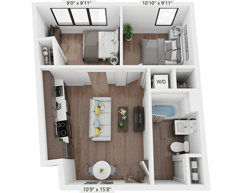 Two Bedroom B1B