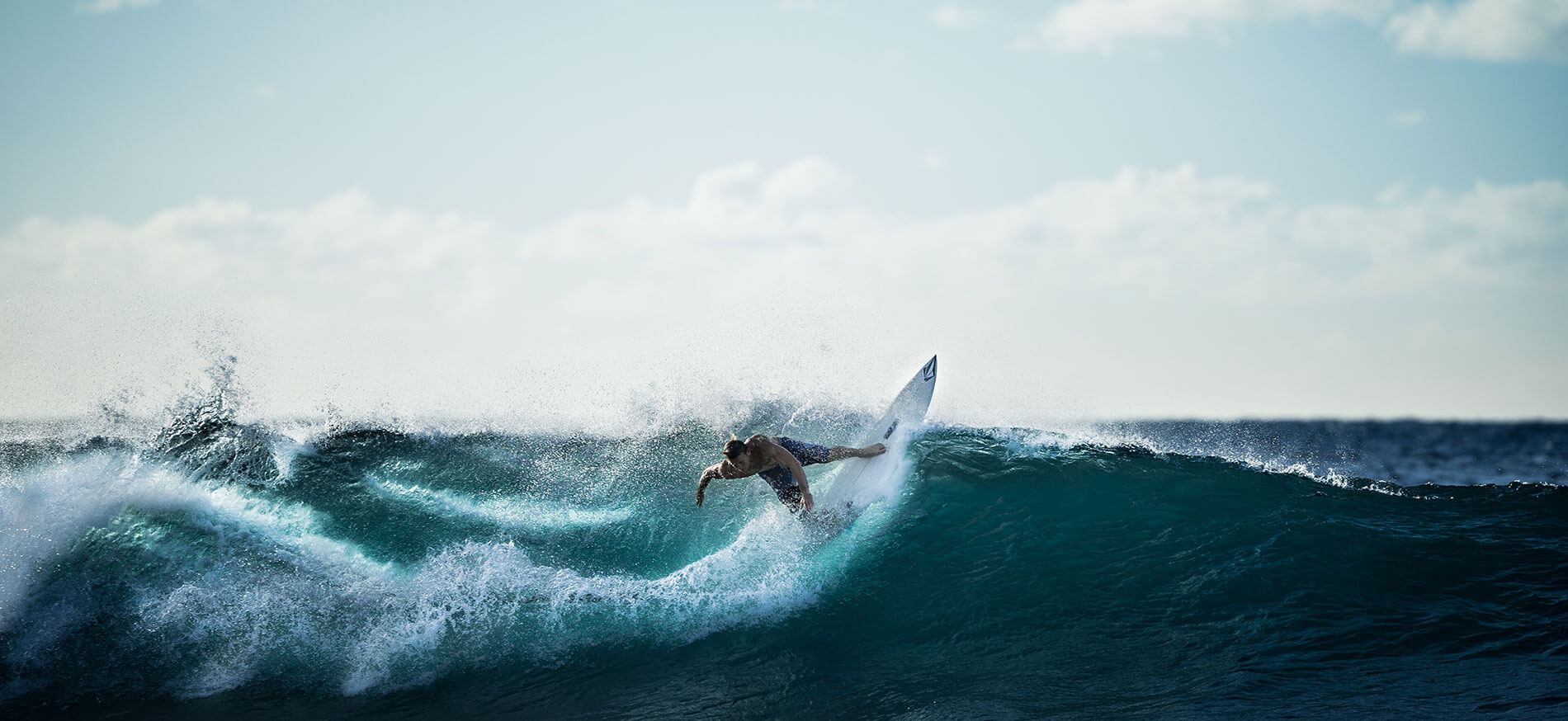 Man surfing