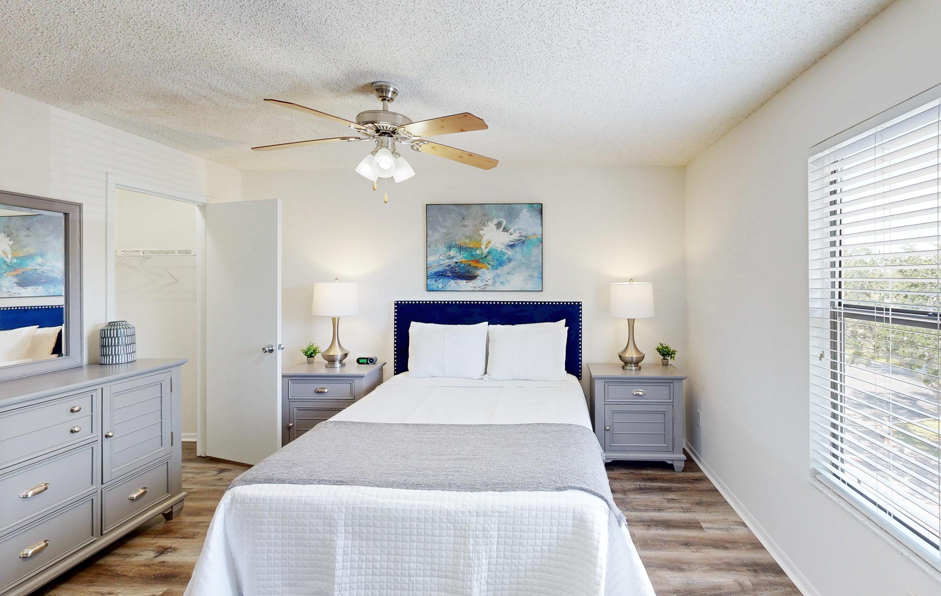 Inlet Bay staged bedroom