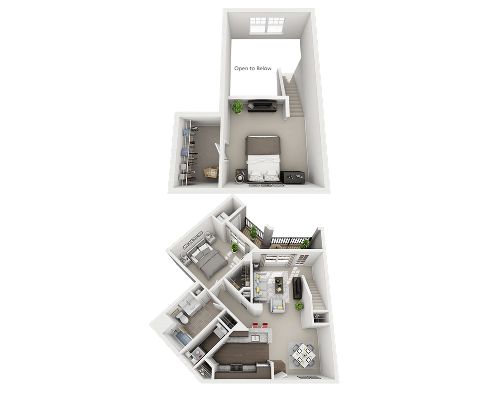 One Bedroom Loft A1CL