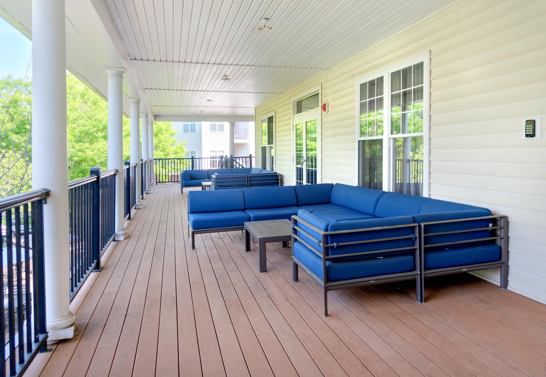 Inwood West clubhouse deck