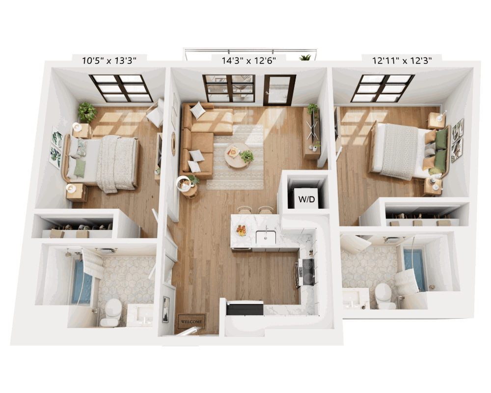 Two Bedroom - B2E