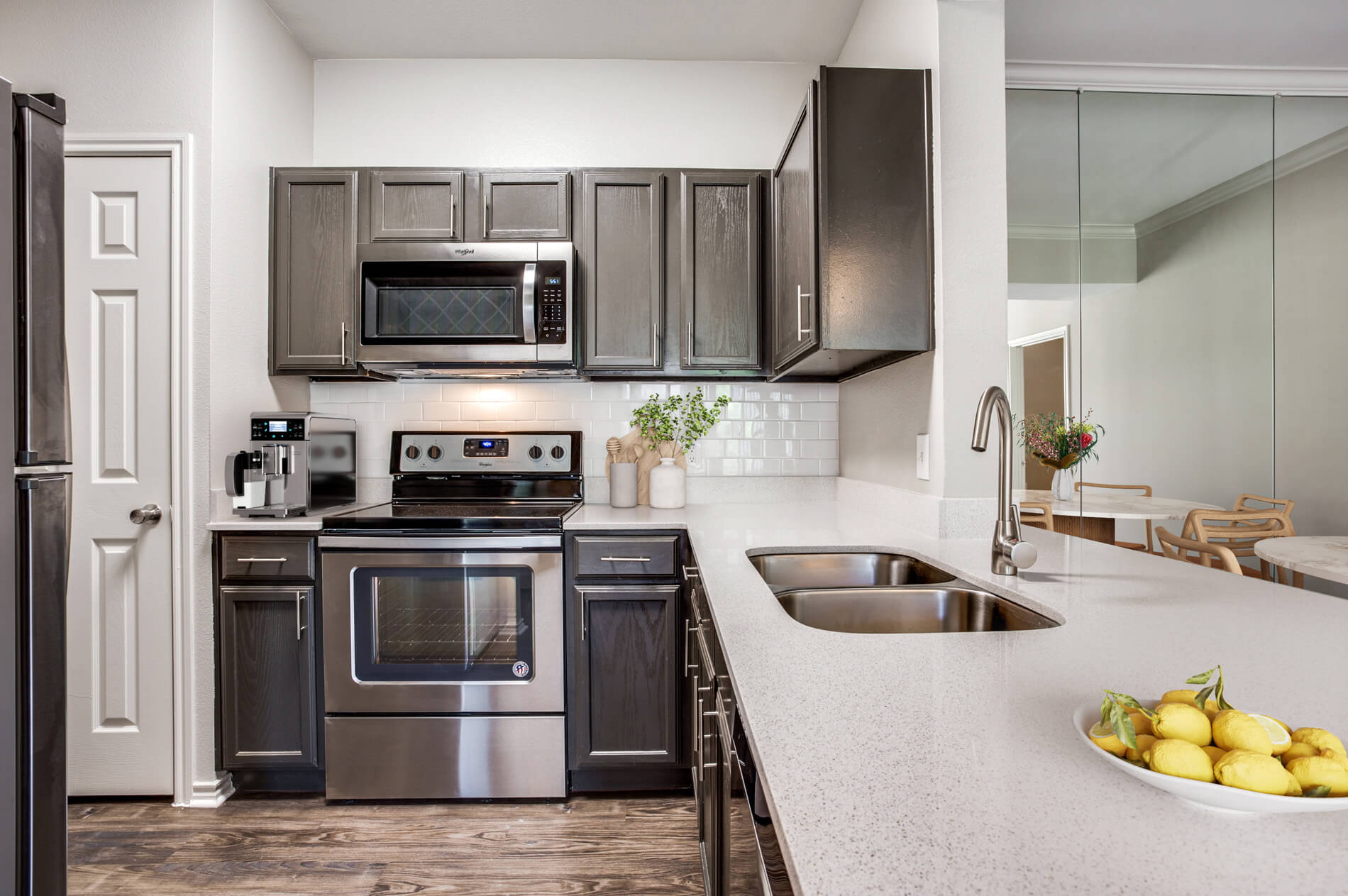 Lakeline Villas Kitchen staged 