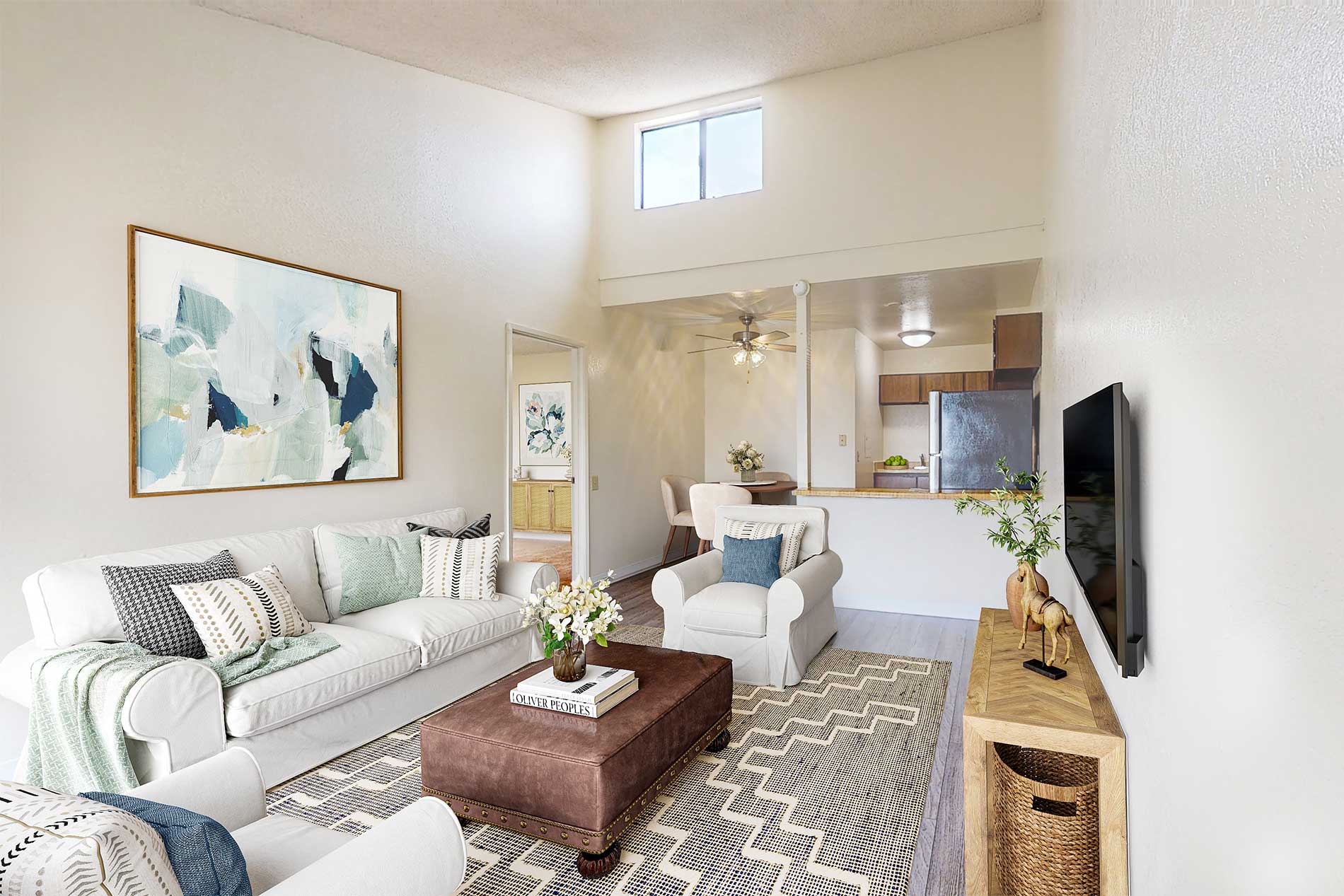 Laurel Tree apartment living room