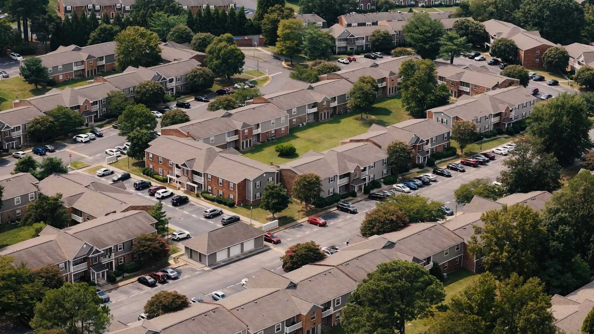 Legacy At Mayland drone building exterior