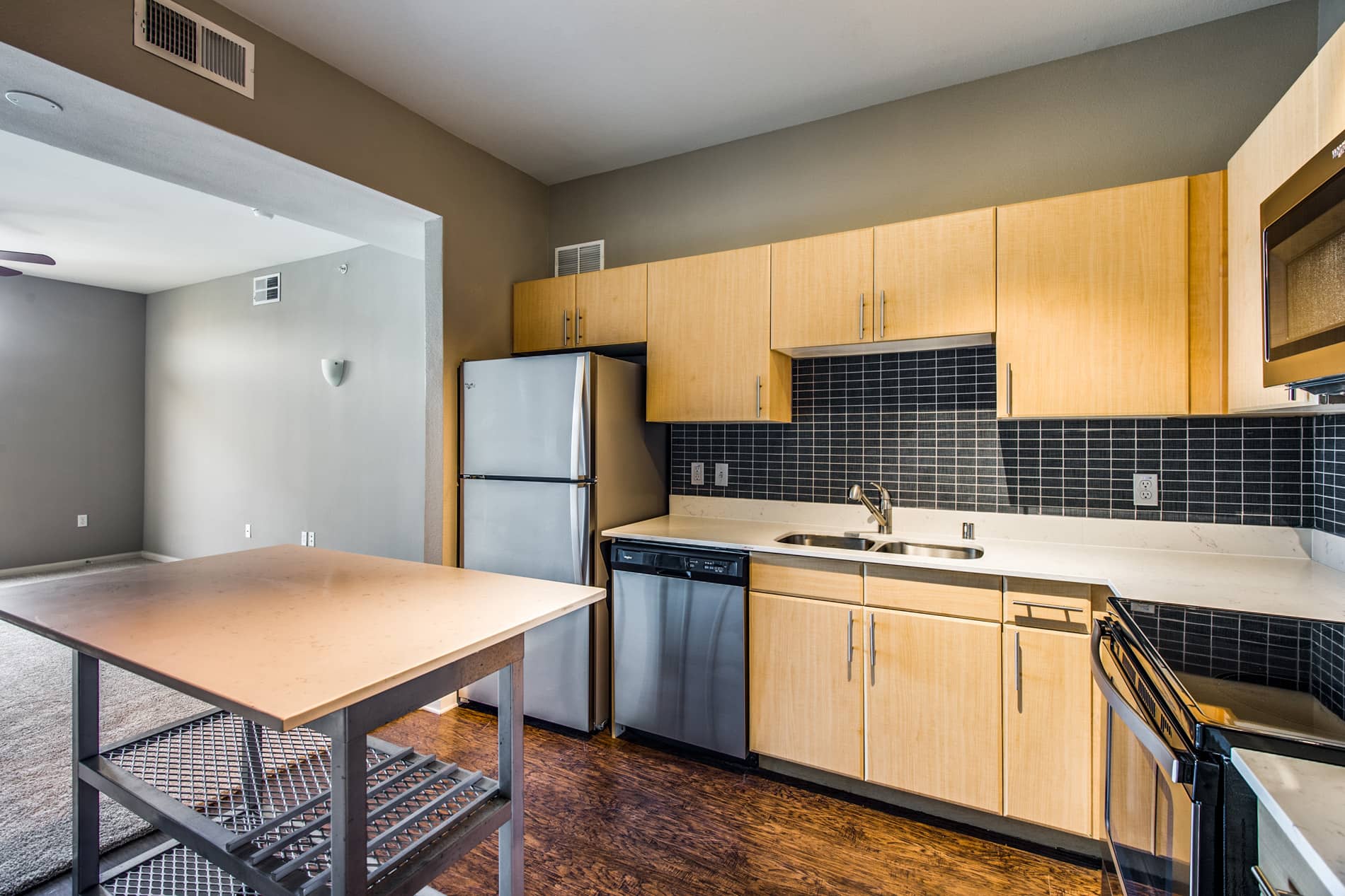 Legacy Village Apartment Kitchen