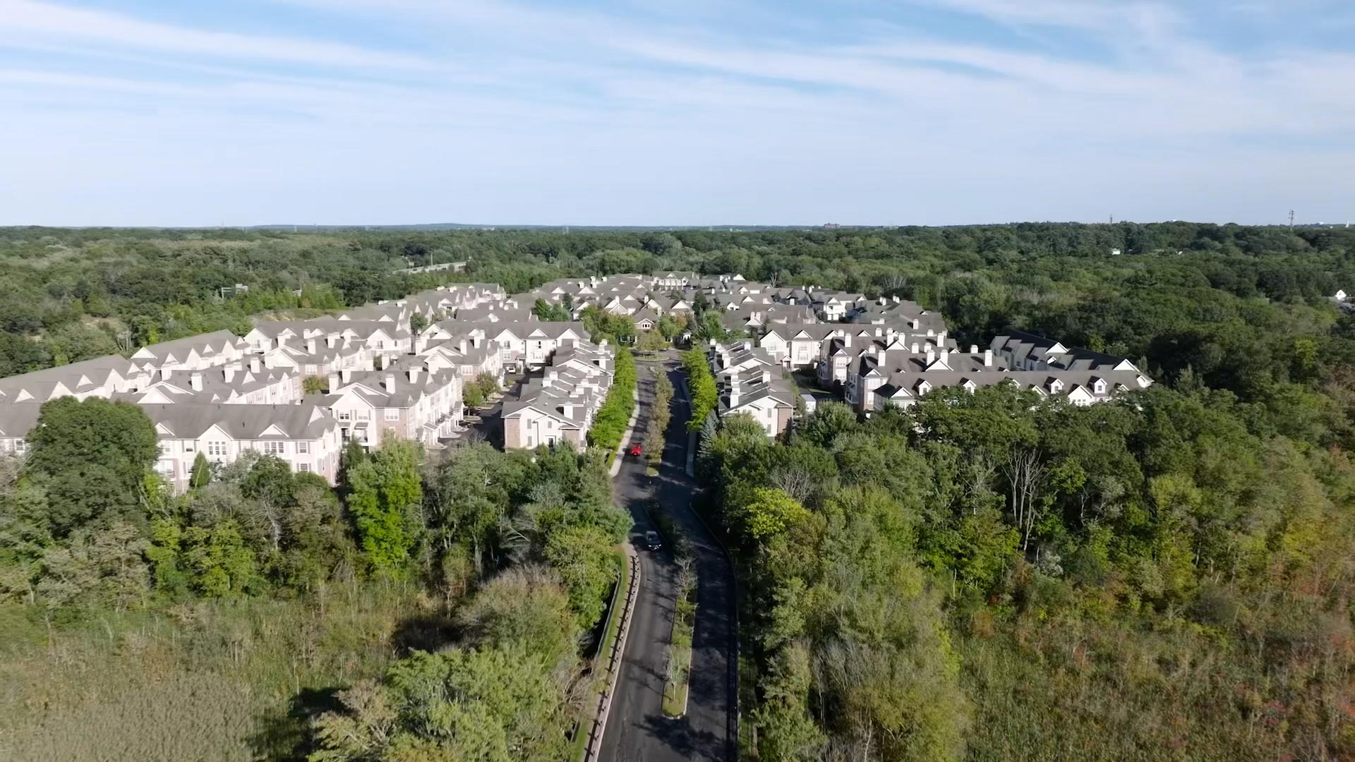 Lenox Farm drone building exterior