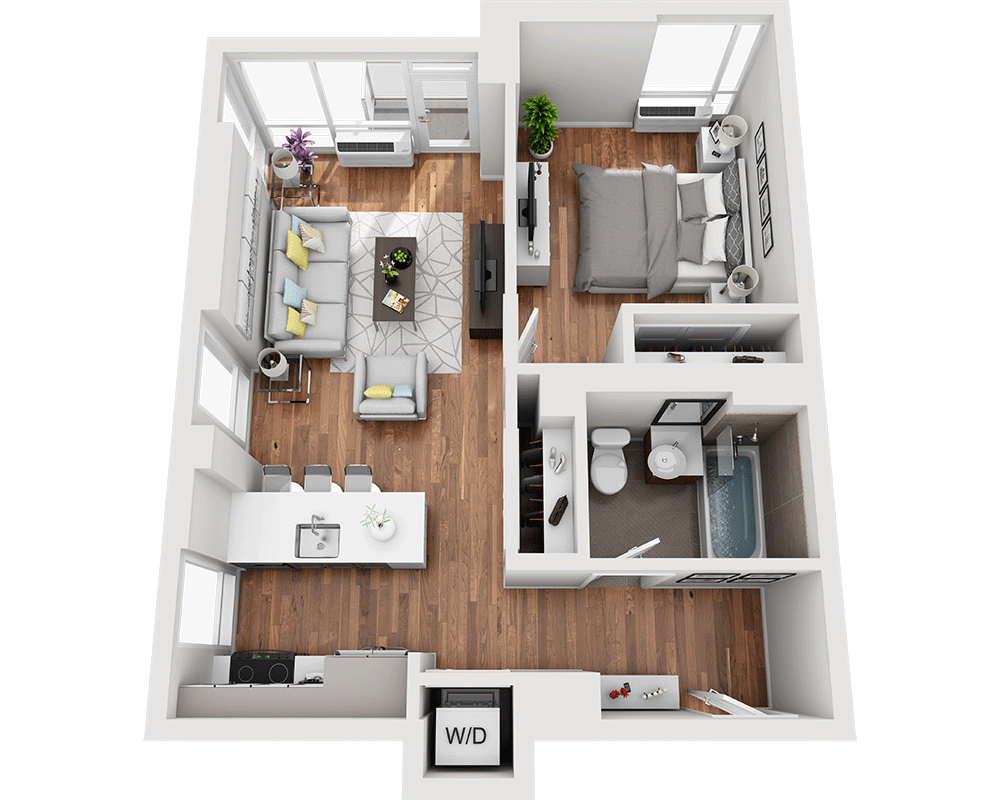 One Bedroom A1T