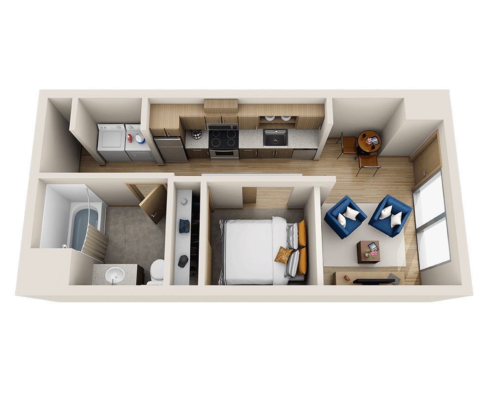 One Bedroom A1B