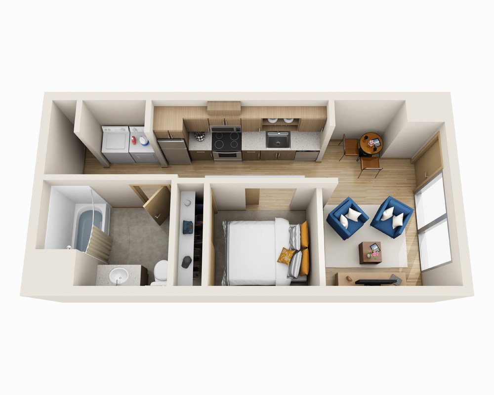 One Bedroom A1B