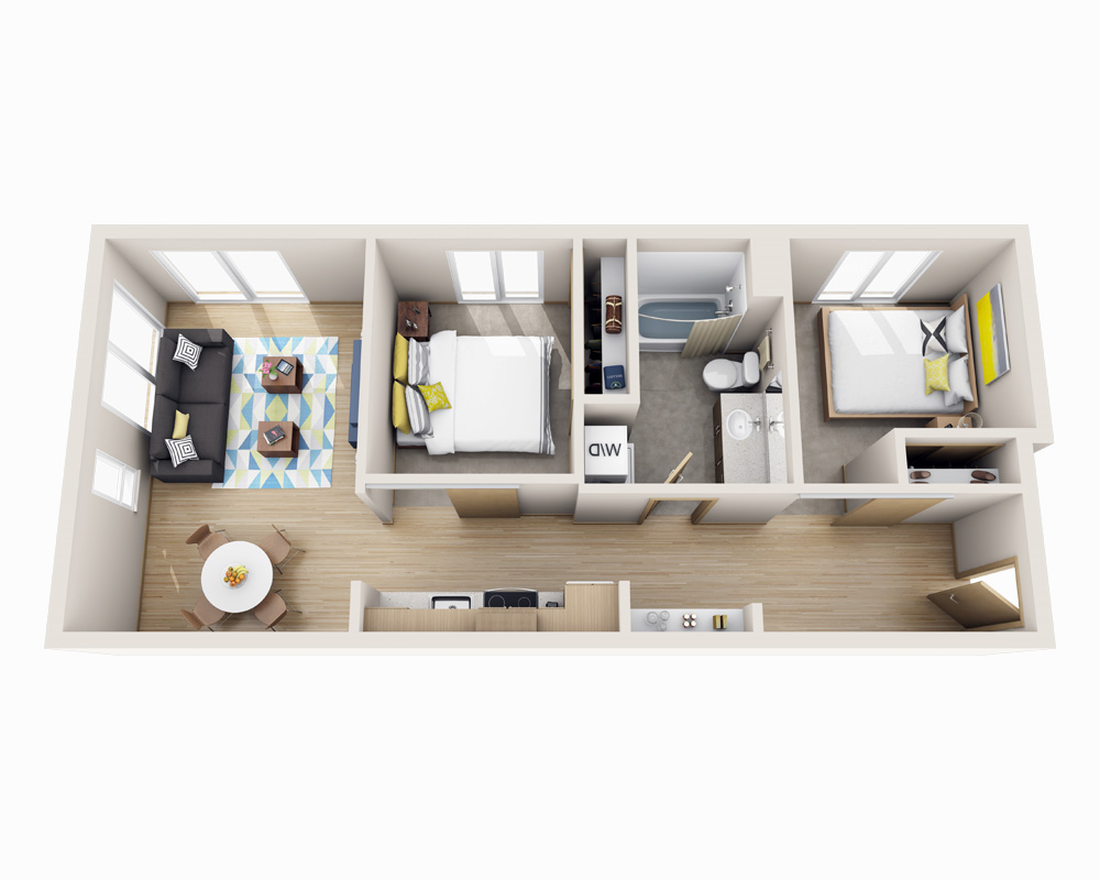 Two Bedroom B1C