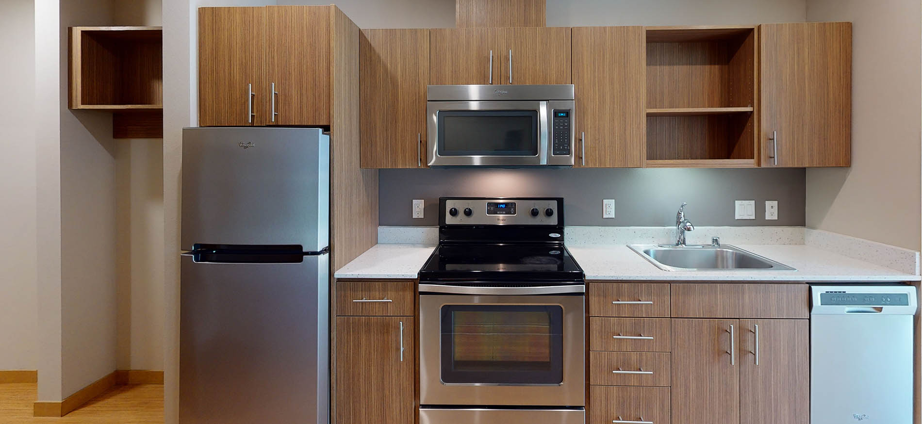 Lightbox Apartment kitchen