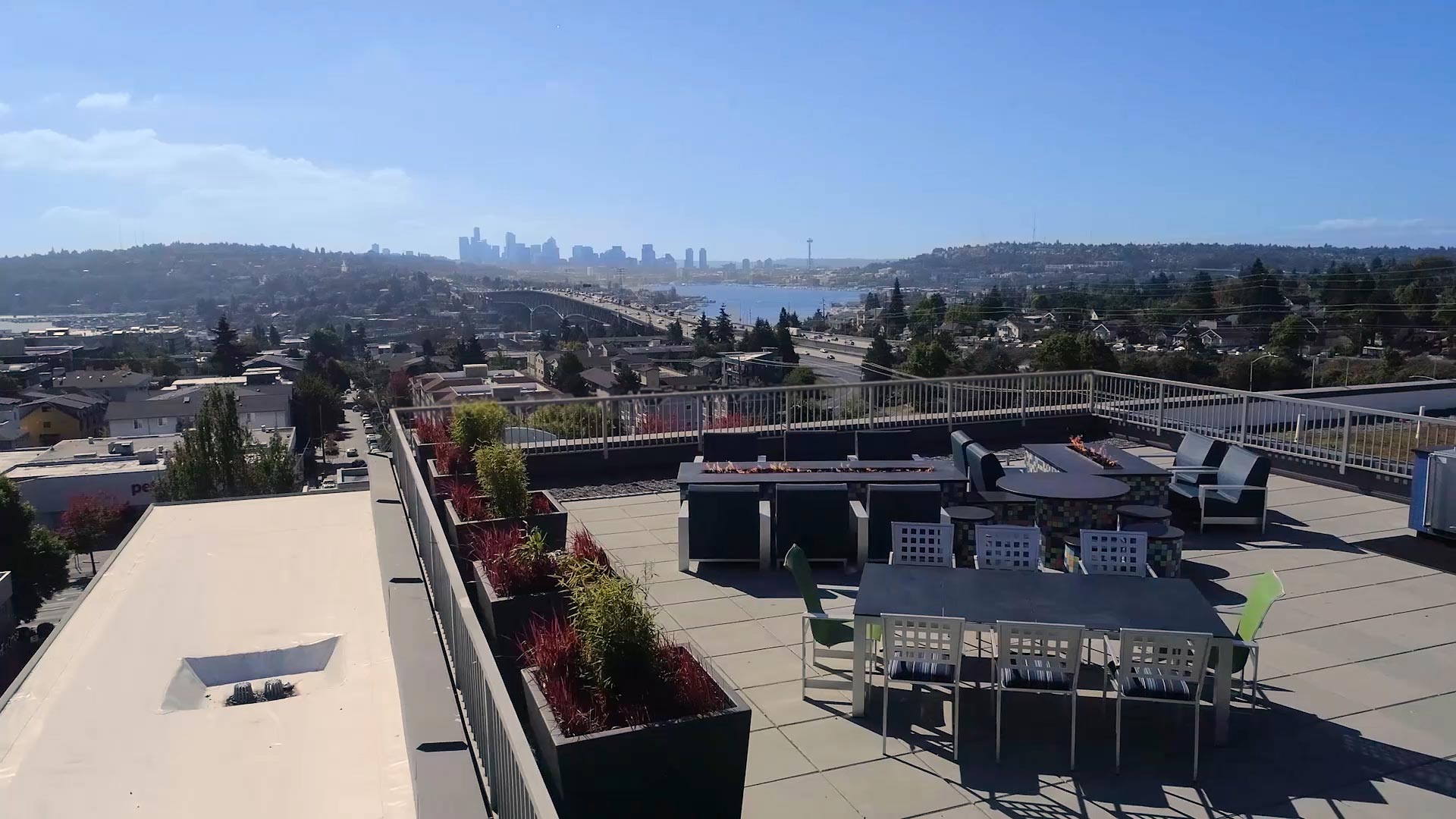 Lightbox rooftop patio with downtown views