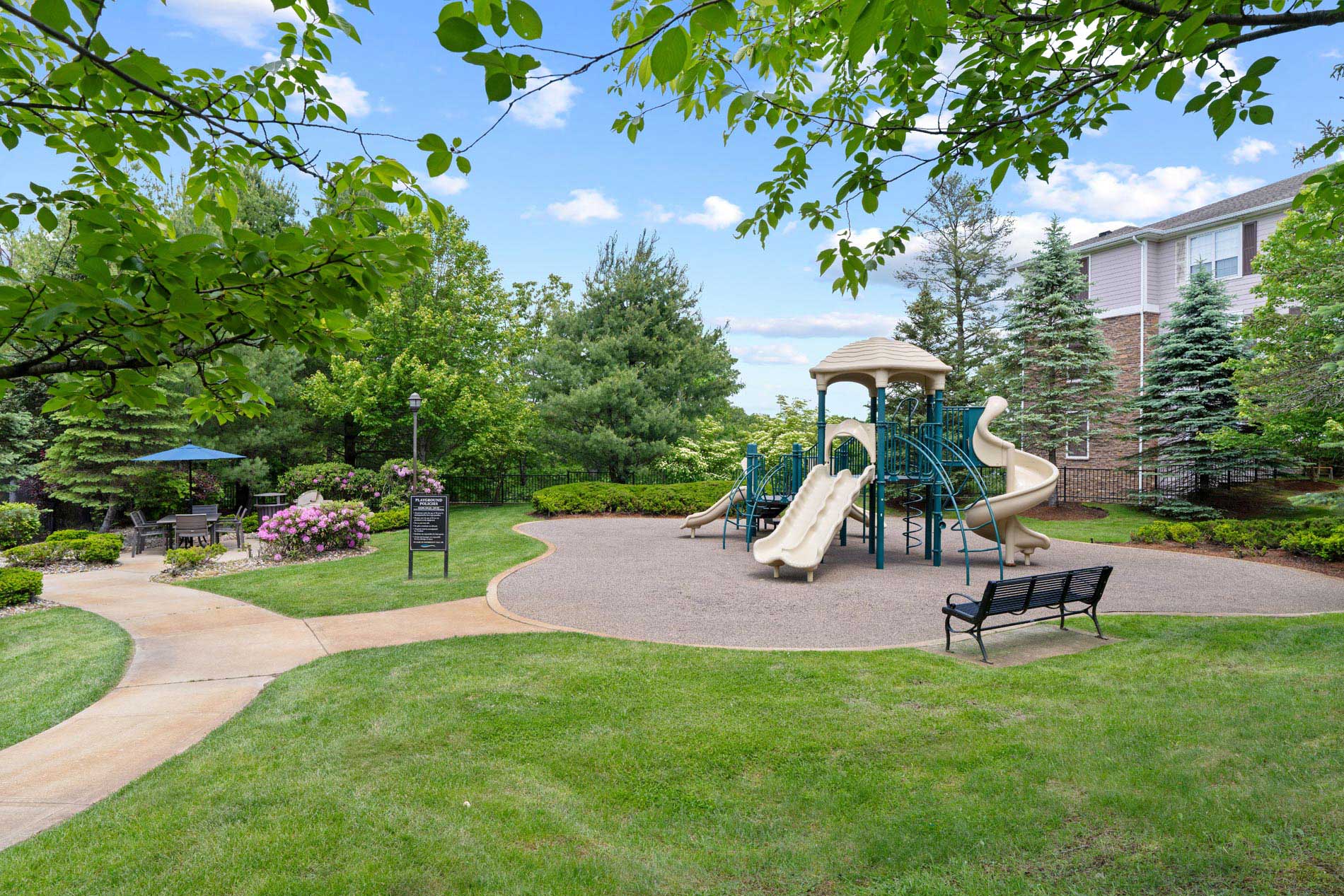 Lodge at Ames Pond playground